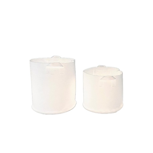 [C8DMH44022] Round Fabric Pot White - 26 L